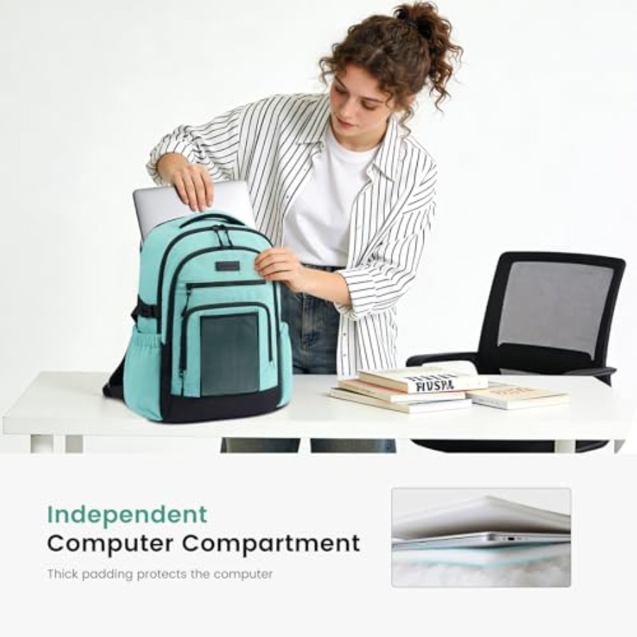 Laptop Backpack for Women with - Women Bags Waterproof ulasan dan harga