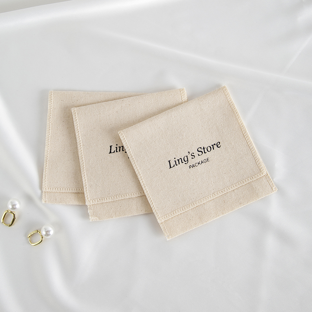 Custom Logo Canvas Cotton Musl - Flap Bag Envelope ulasan dan harga