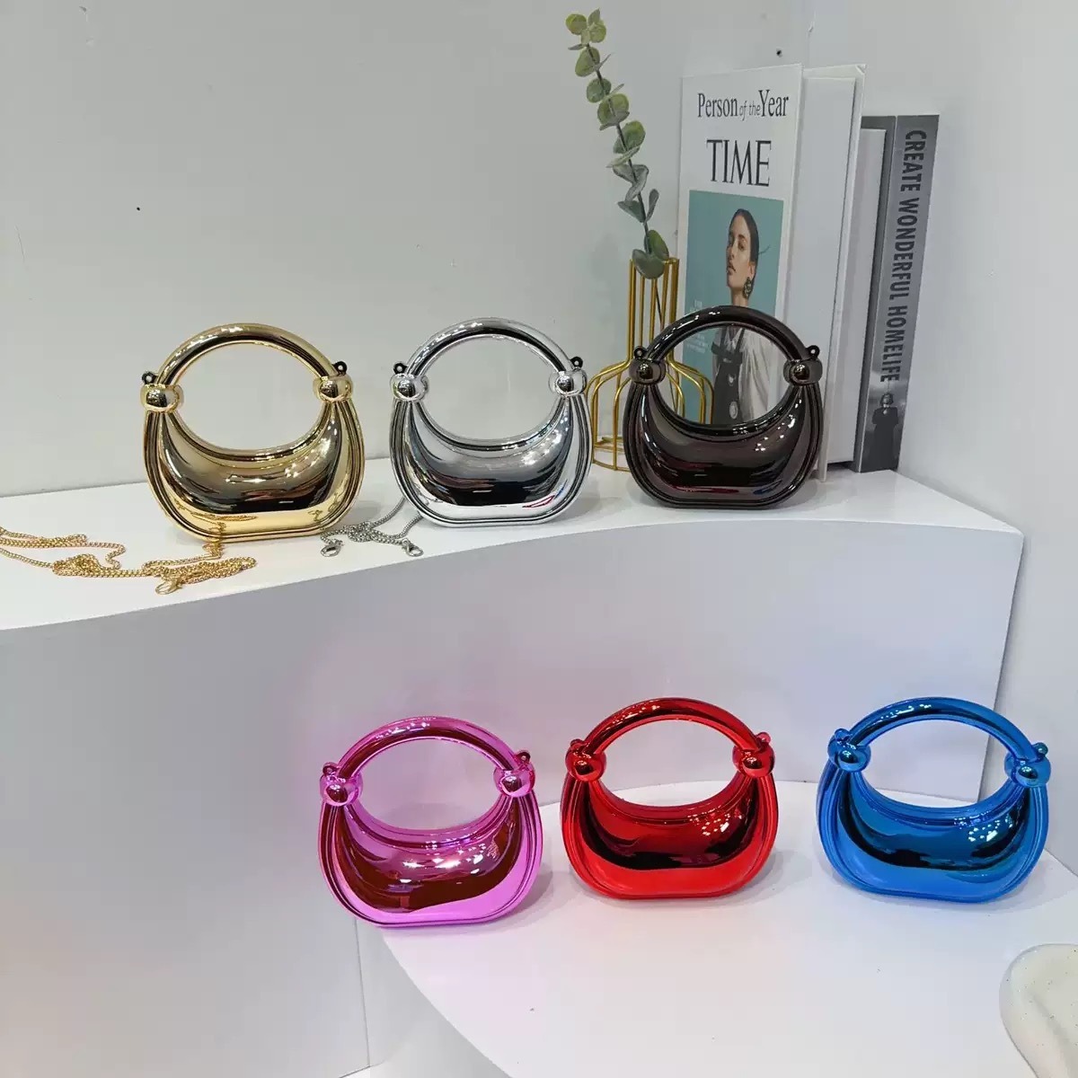 Mini Golden Evening Bag Purses - Women'S Evening Bags ulasan dan harga