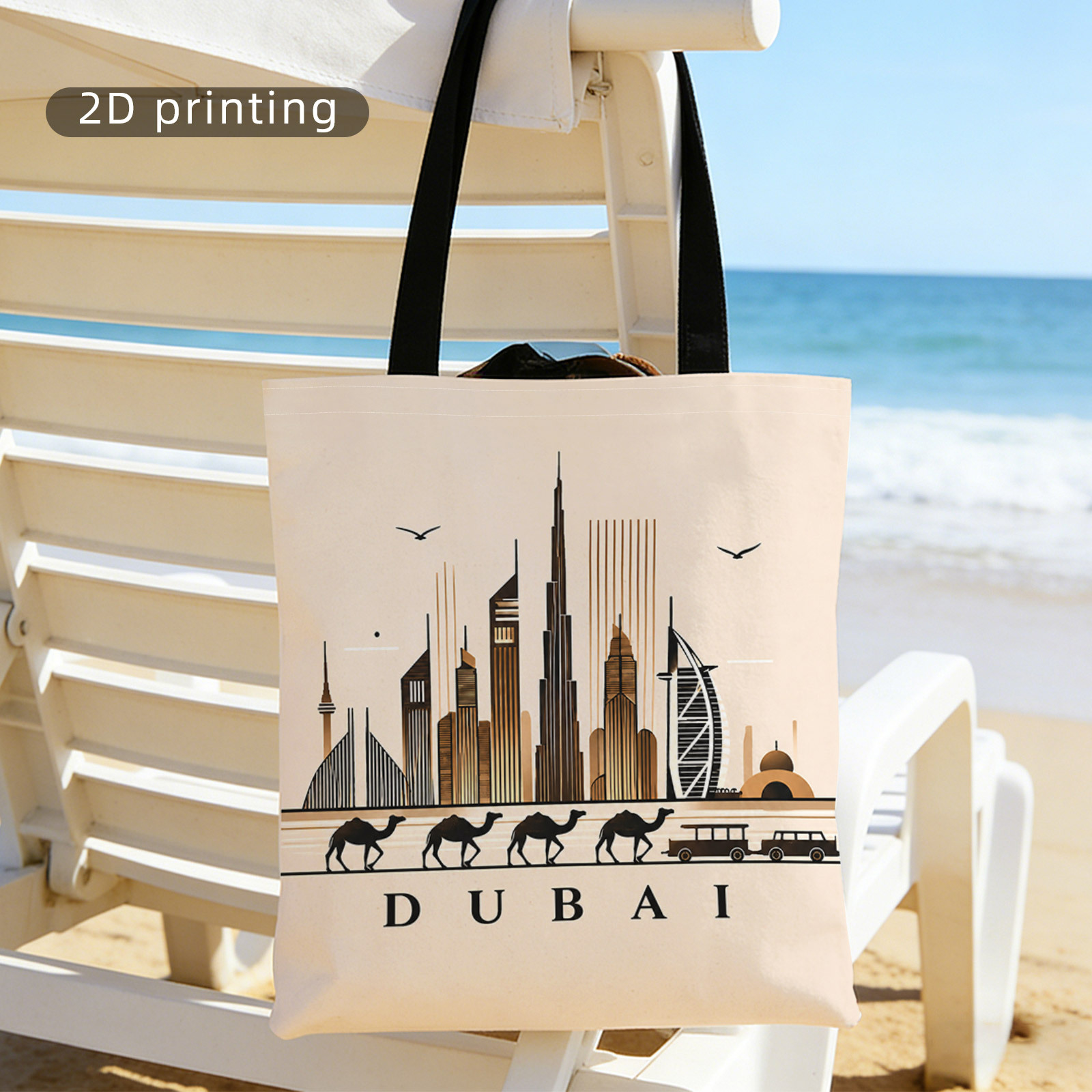 Pattern Printing Handbag Large - Women Bags Dubai ulasan dan harga