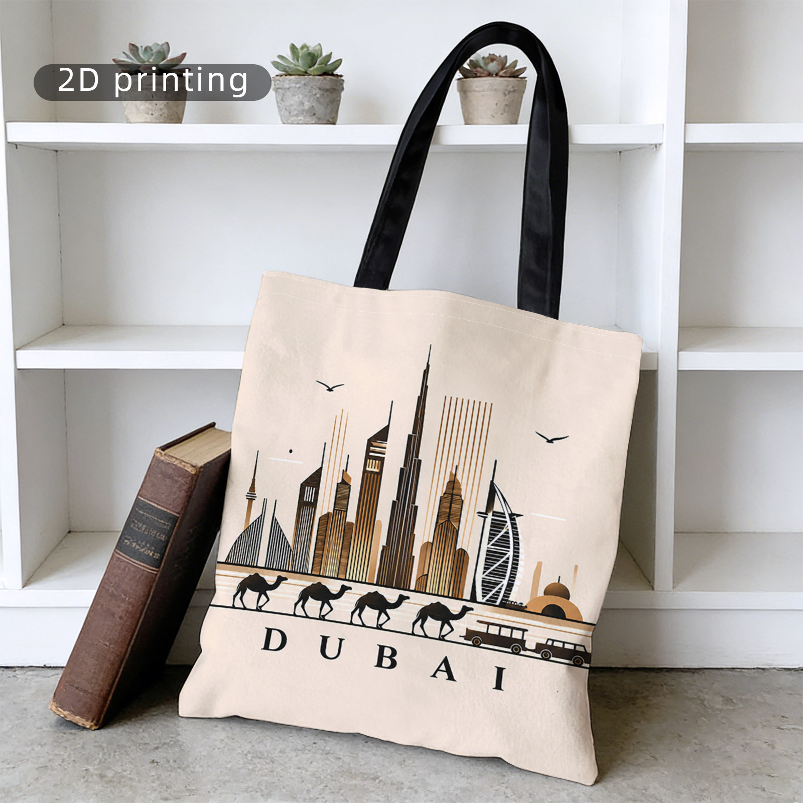 Pattern Printing Handbag Large - Women Bags Dubai ulasan dan harga