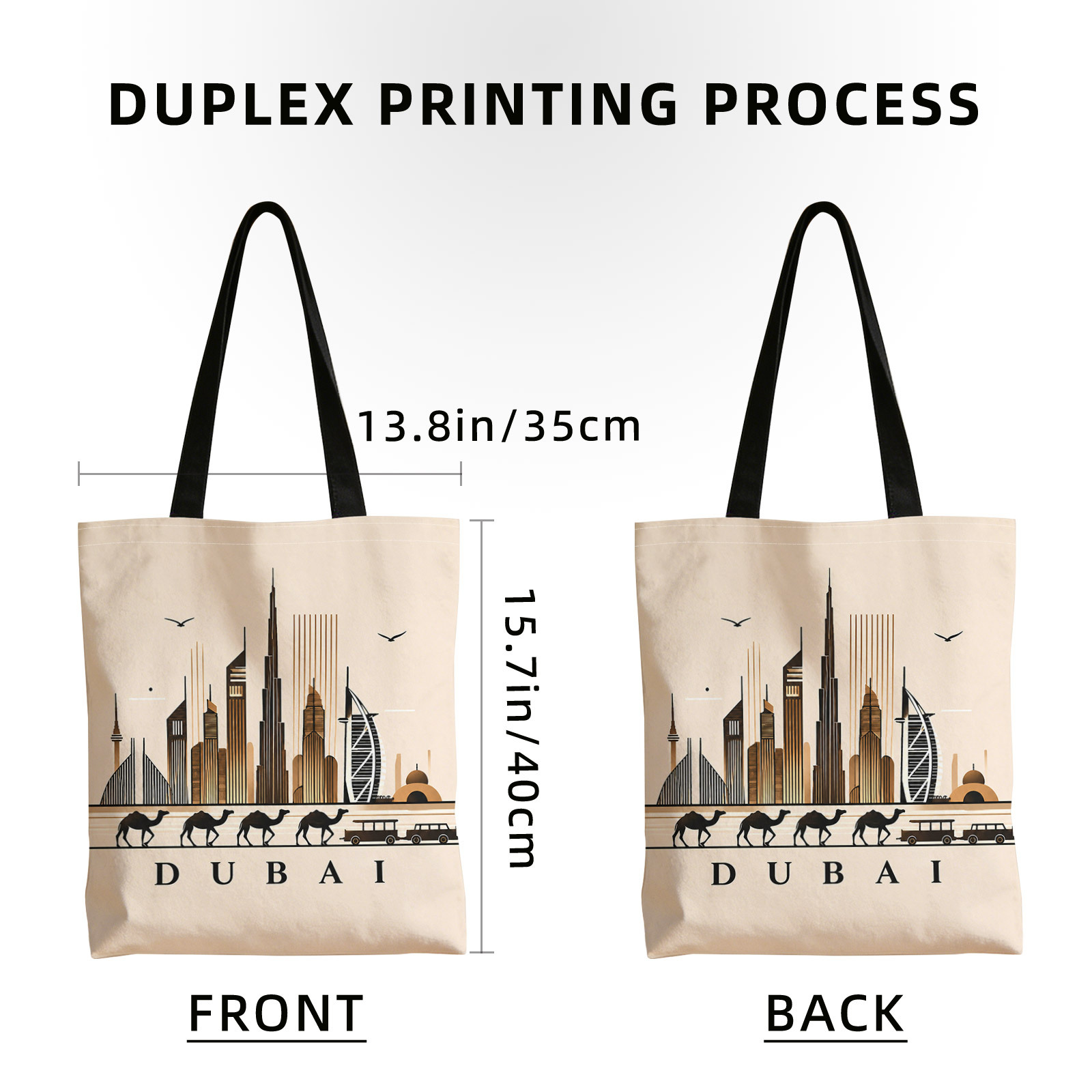 Pattern Printing Handbag Large - Women Bags Dubai ulasan dan harga