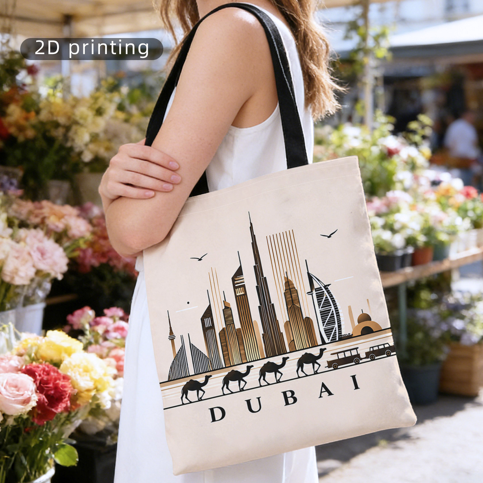 Pattern Printing Handbag Large - Women Bags Dubai ulasan dan harga
