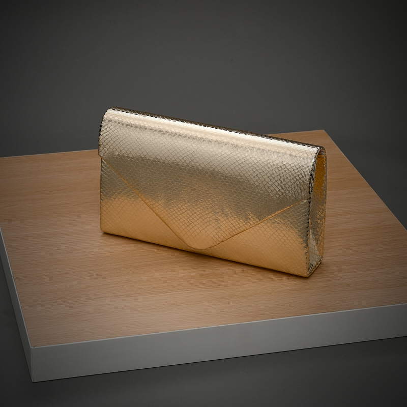 Gold Style Elegant Evening Bag - Flap Bag Envelope ulasan dan harga