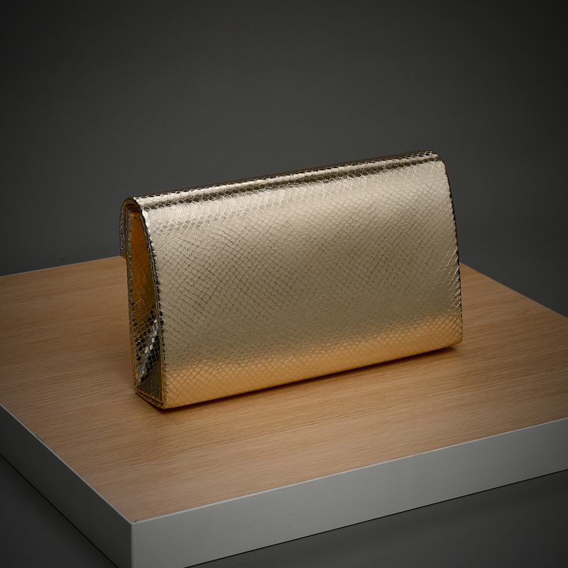 Gold Style Elegant Evening Bag - Flap Bag Envelope ulasan dan harga