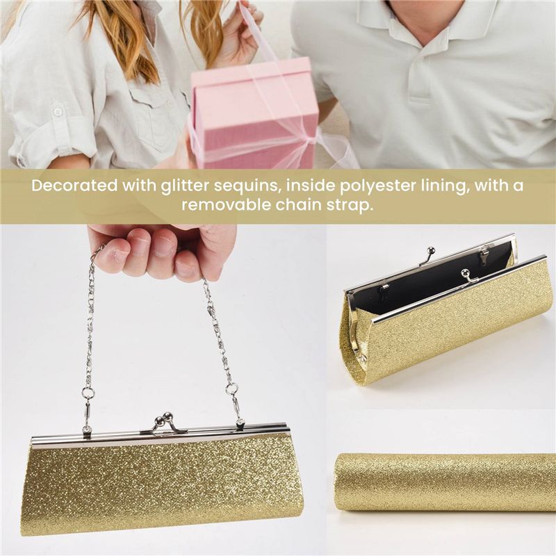 A18P-Women Glitter Clutch Purs - Women'S Evening Bags ulasan dan harga