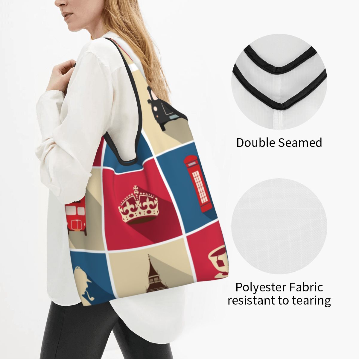 Custom Fashion Vintage UK Lond - Women Bags Uk ulasan dan harga