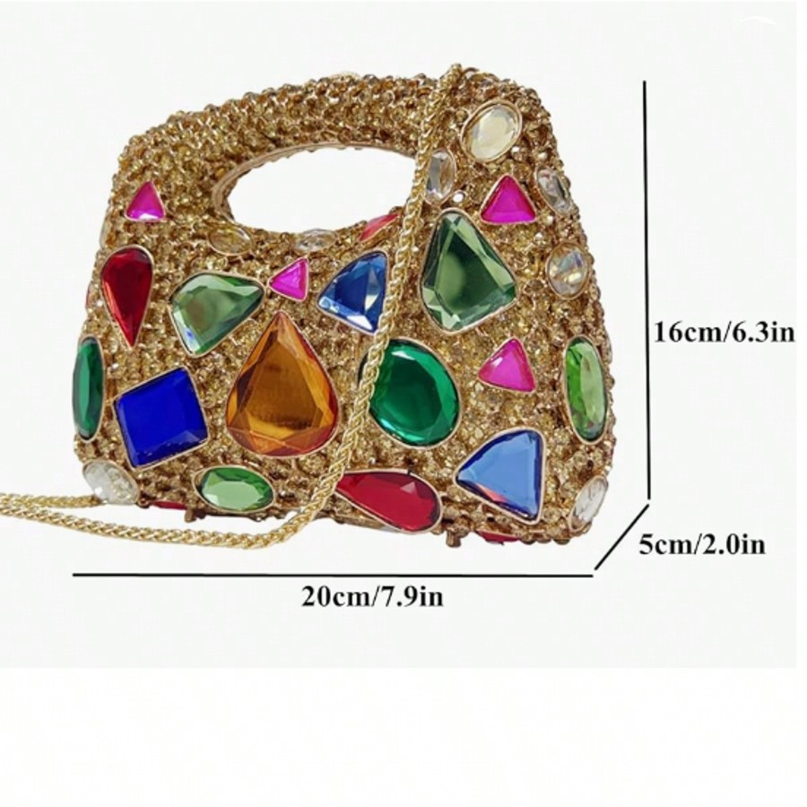 Women Luxury Diamond Rhineston - Women'S Evening Bags ulasan dan harga