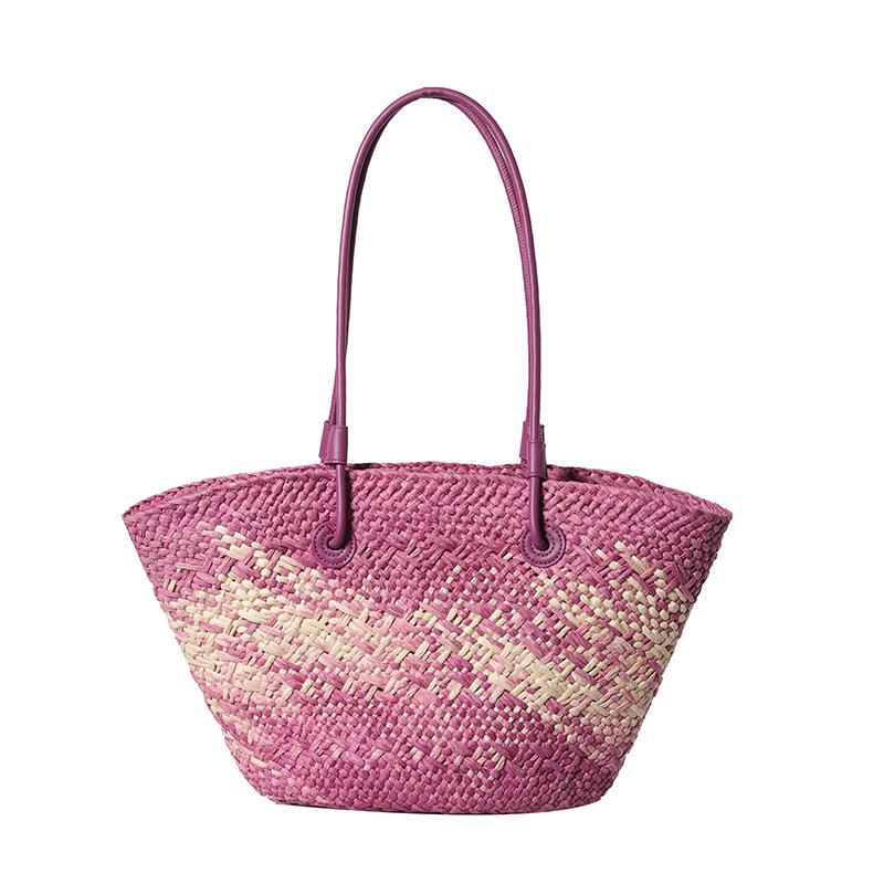 Casual Rattan Large Capacity T - Basket Bag Wicker ulasan dan harga