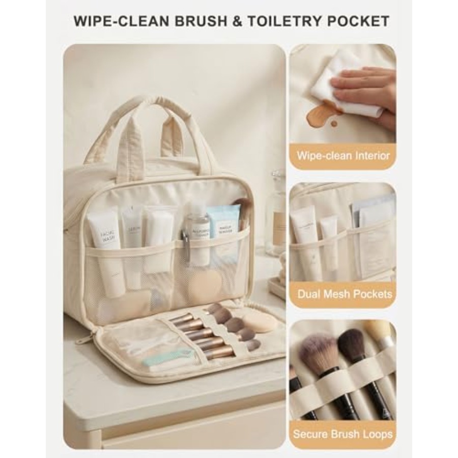 Large Quilted Toiletry Bag for - Women Bags Waterproof ulasan dan harga