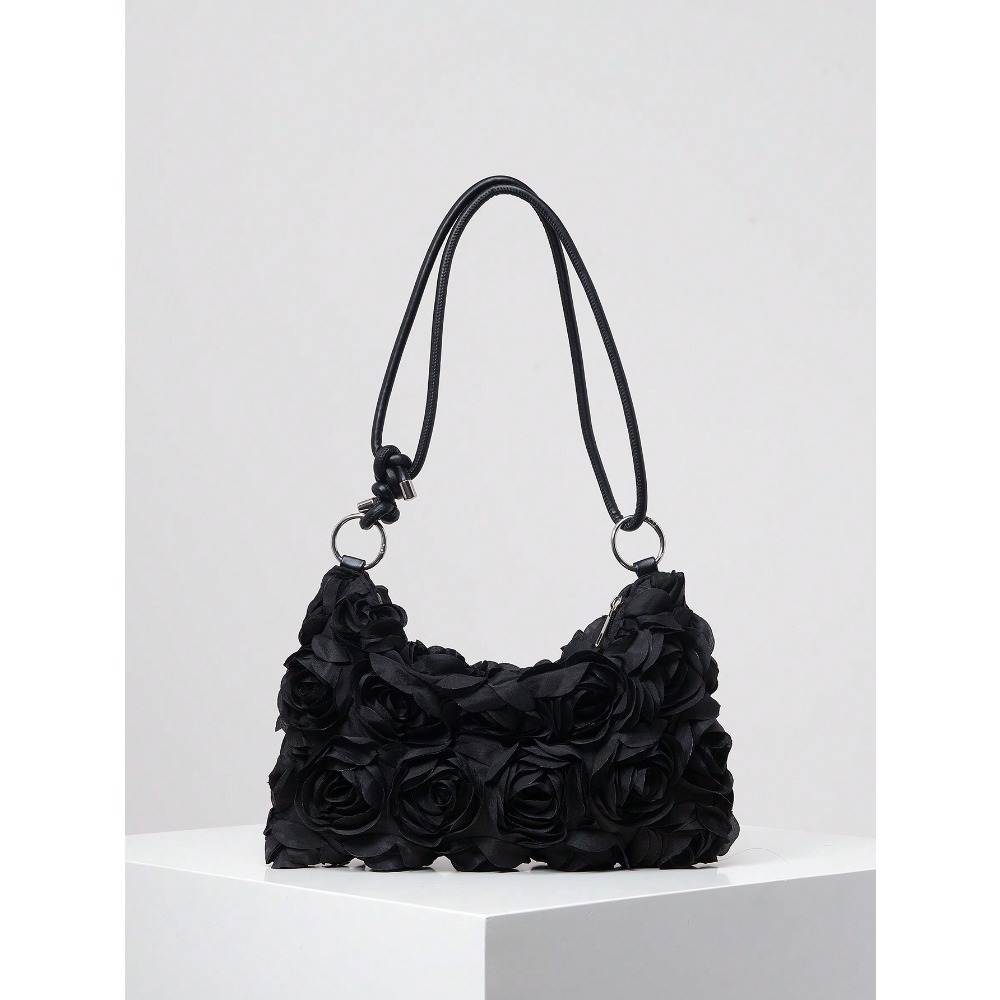 Floral Hollow-Out Woven Should - Women'S Bags Holiday ulasan dan harga