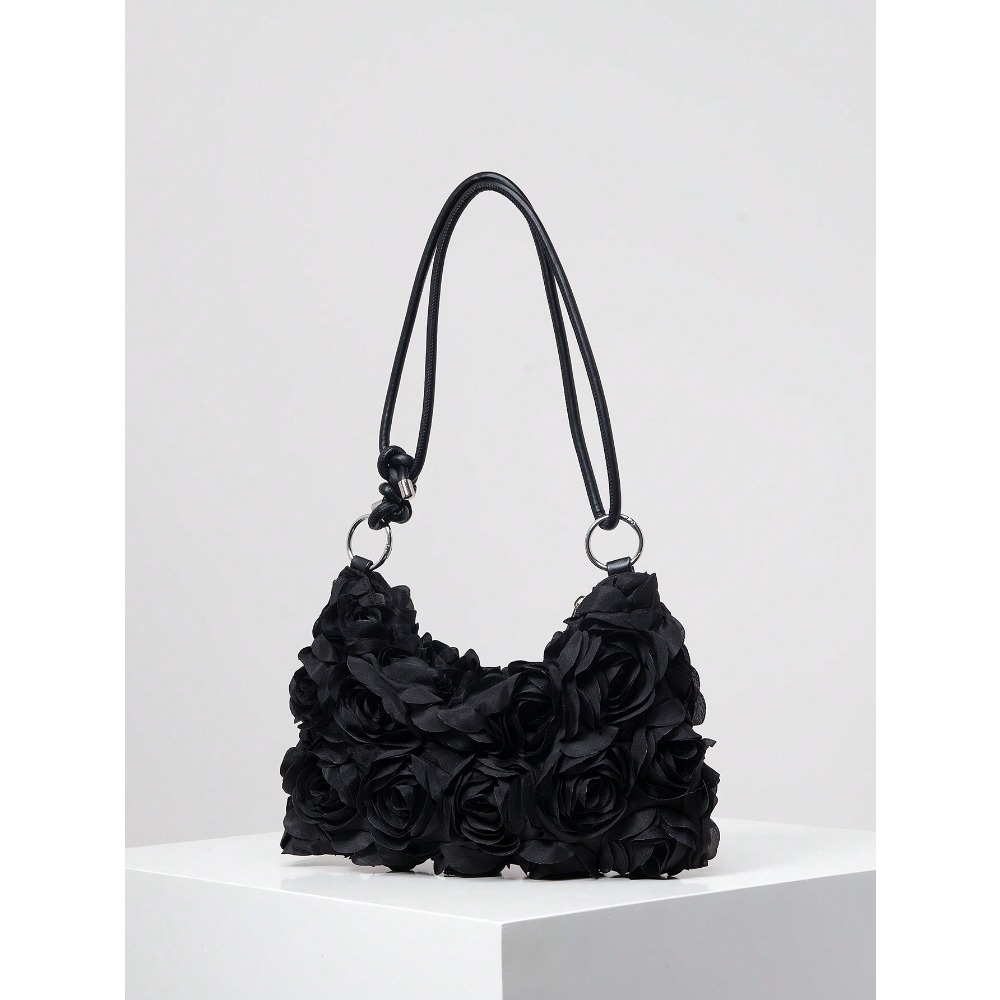 Floral Hollow-Out Woven Should - Women'S Bags Holiday ulasan dan harga