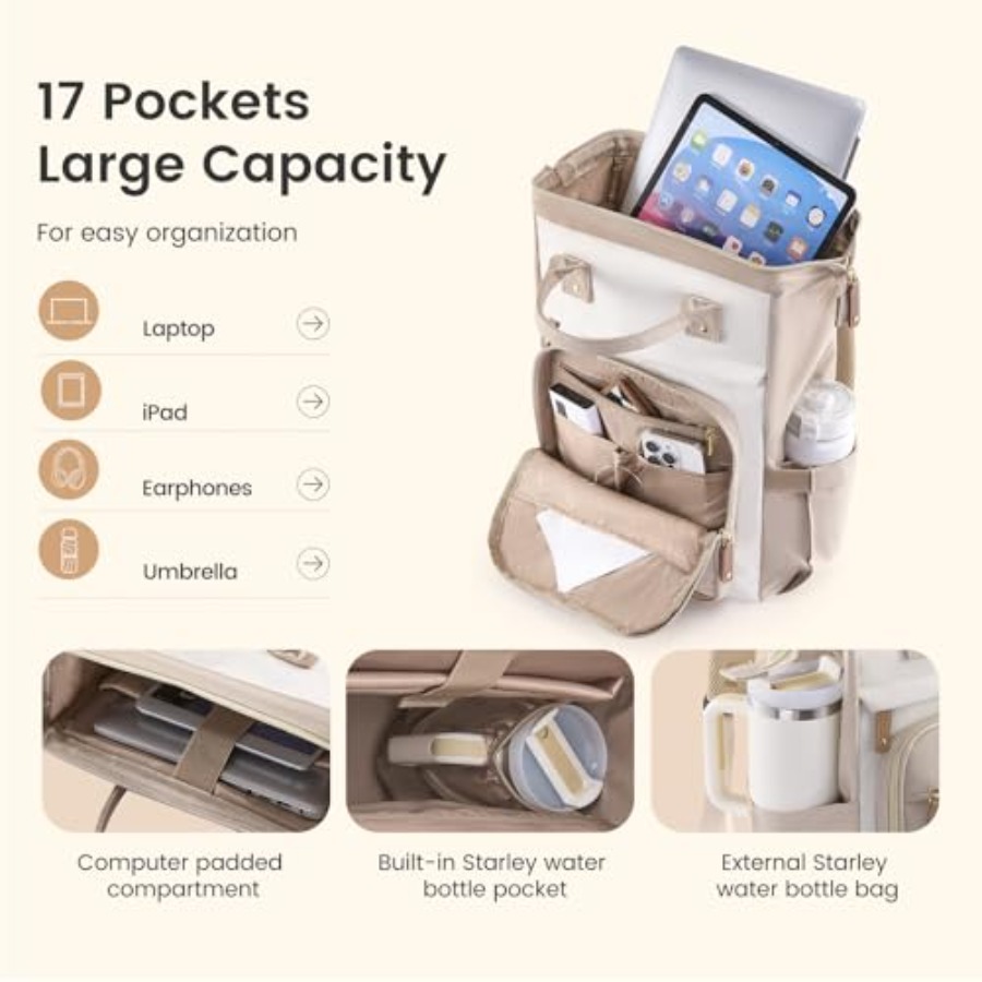 Laptop Backpack for Women Work - Women Bags Waterproof ulasan dan harga