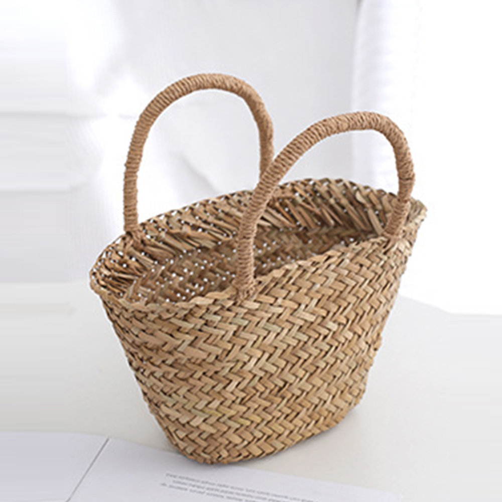 Handmade Wicker Rattan Bag Boh - Basket Bag Wicker ulasan dan harga
