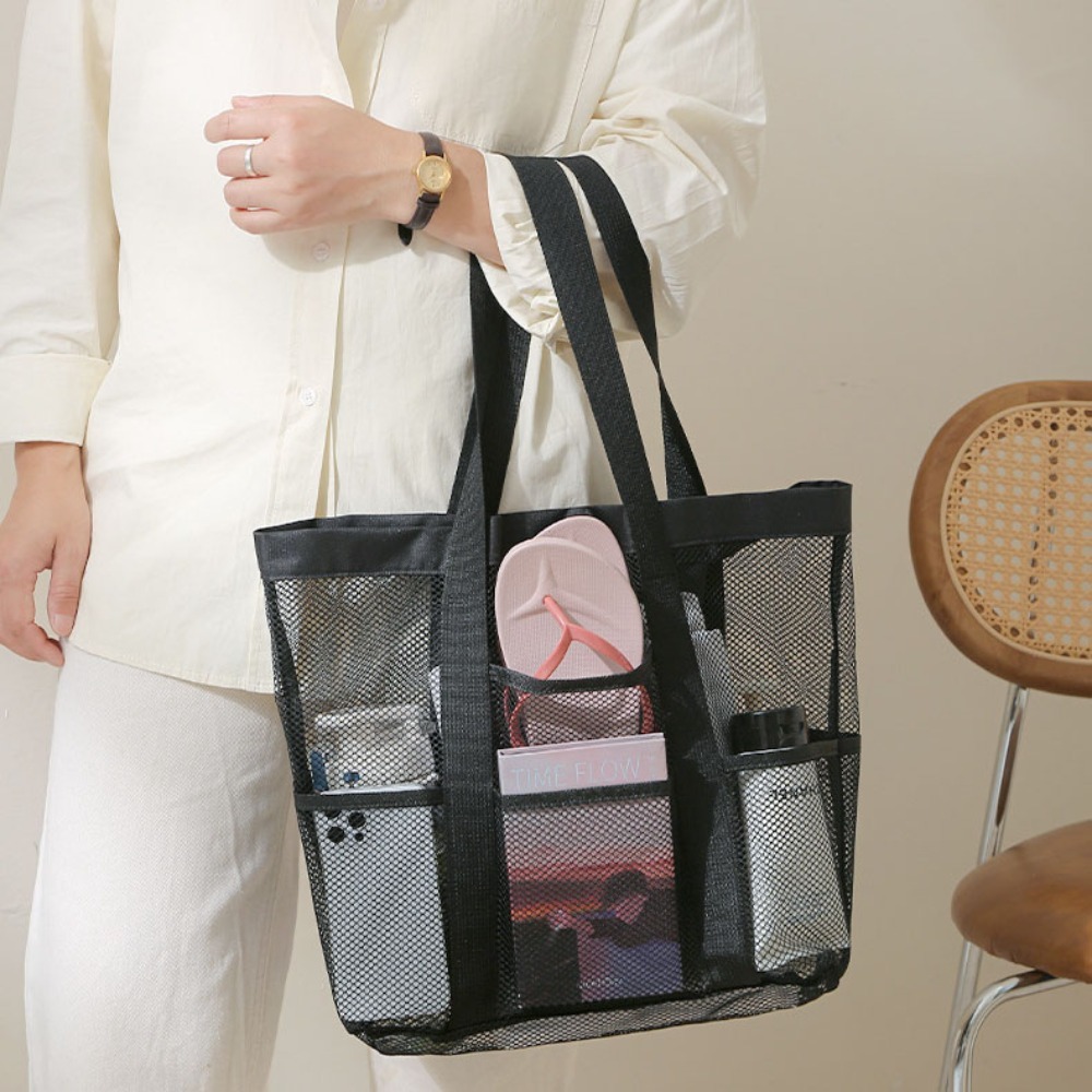 Hot Sale Large Capacity Mesh W - Women Bags Discount ulasan dan harga