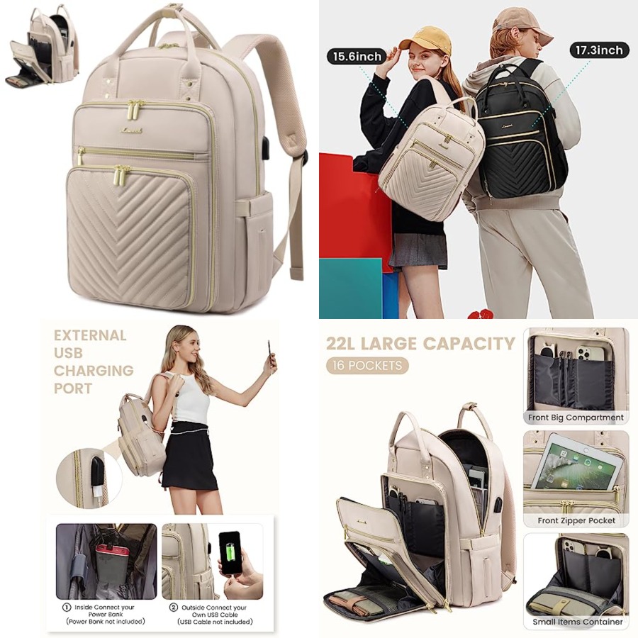 Laptop Backpack Women Teacher  - Women Bags Waterproof ulasan dan harga