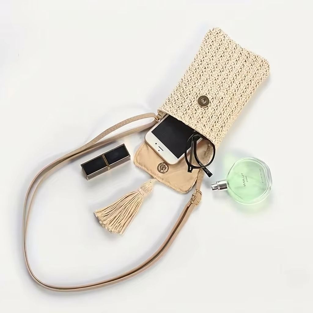 Straw Crossbody Bag Women Mini - Women'S Bags Holiday ulasan dan harga