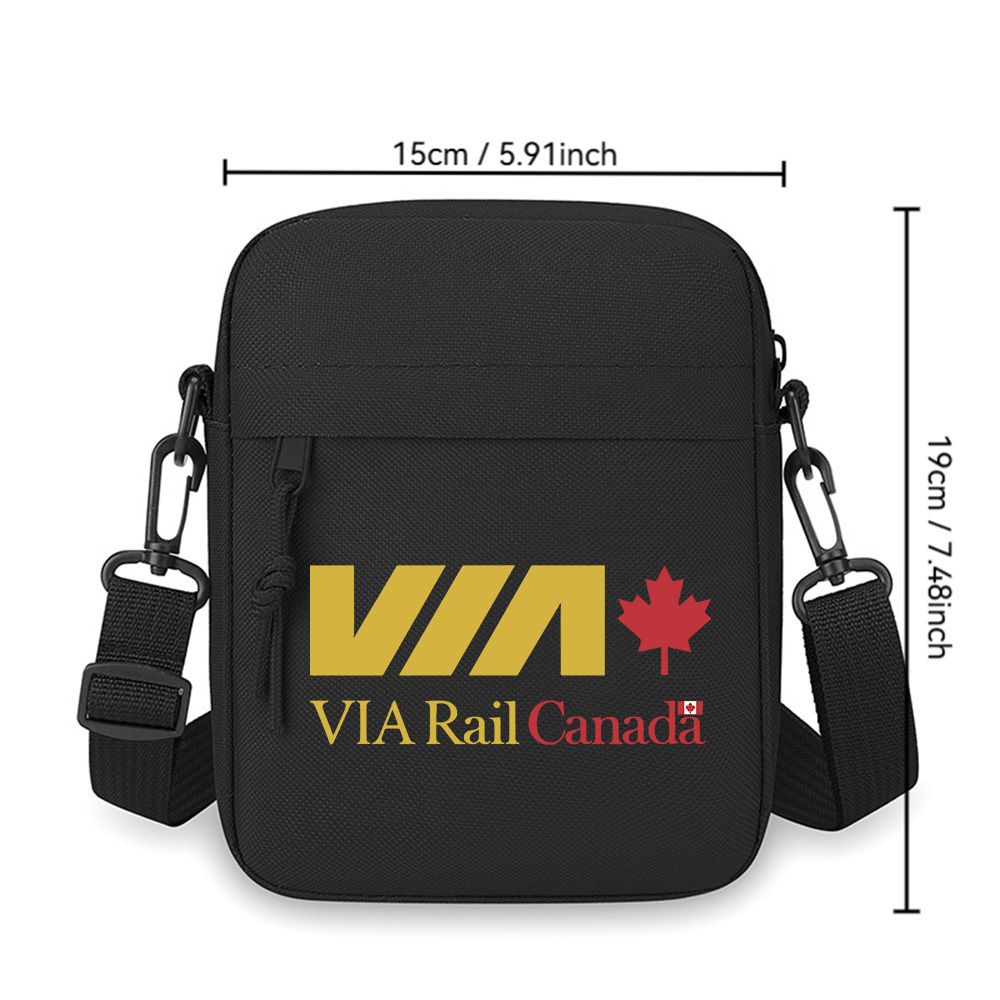 VIA logo,maple leaf,Canada tex - Women Bags Canada ulasan dan harga