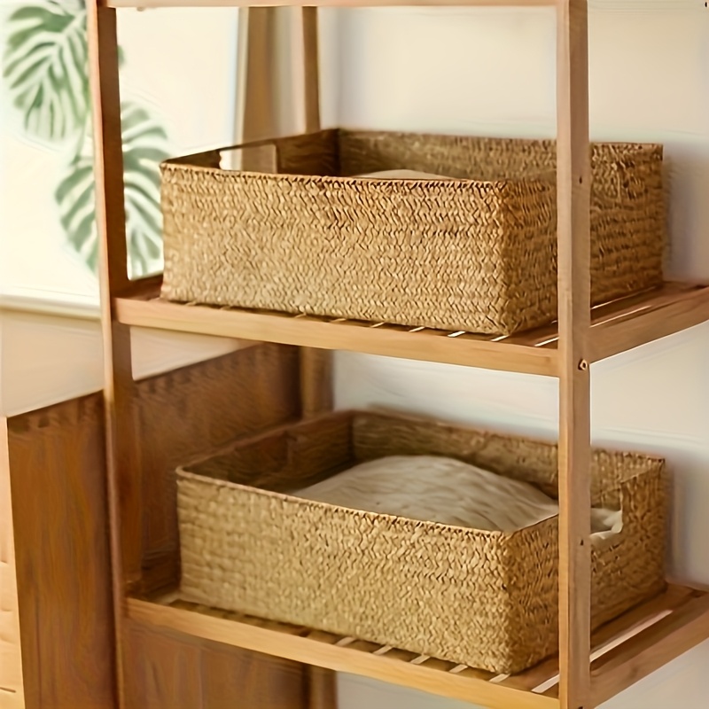 Handwoven Rattan Basket, Recta - Basket Bag Wicker ulasan dan harga